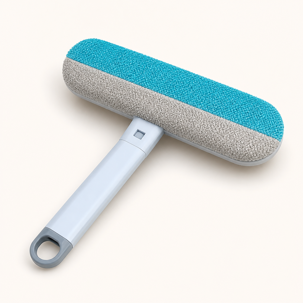 Double-sided fuzzy hair pad