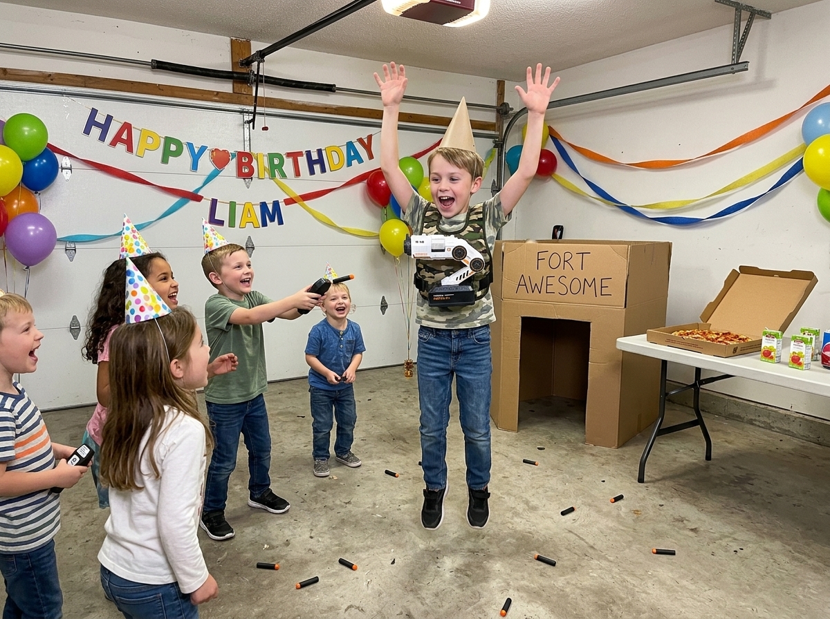 Birthday party reaction