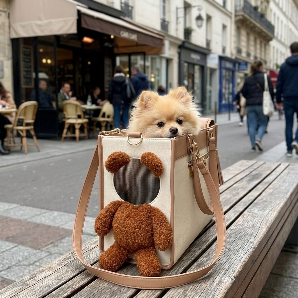 Pomeranian in Venator tote