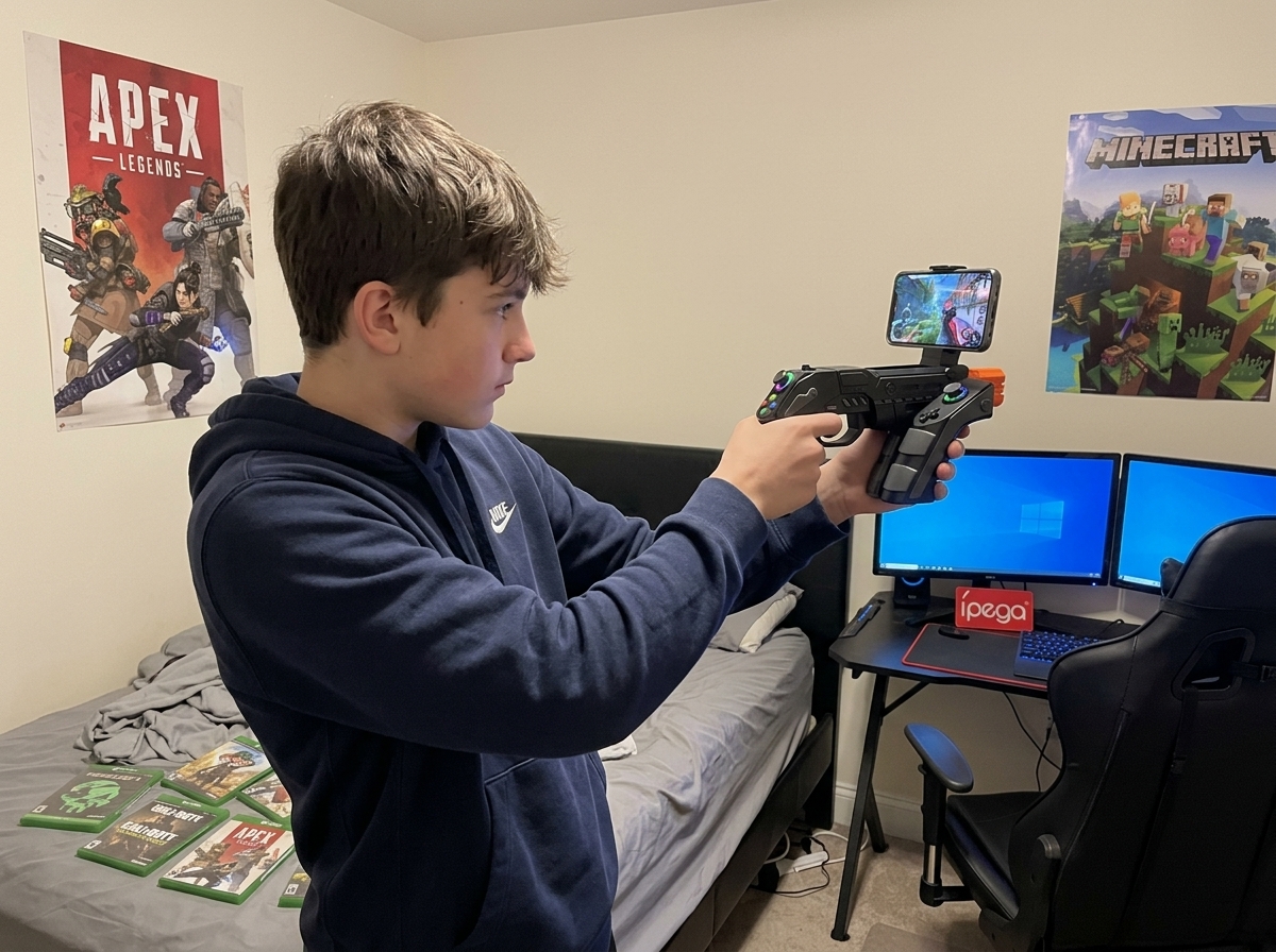 Customer using the product