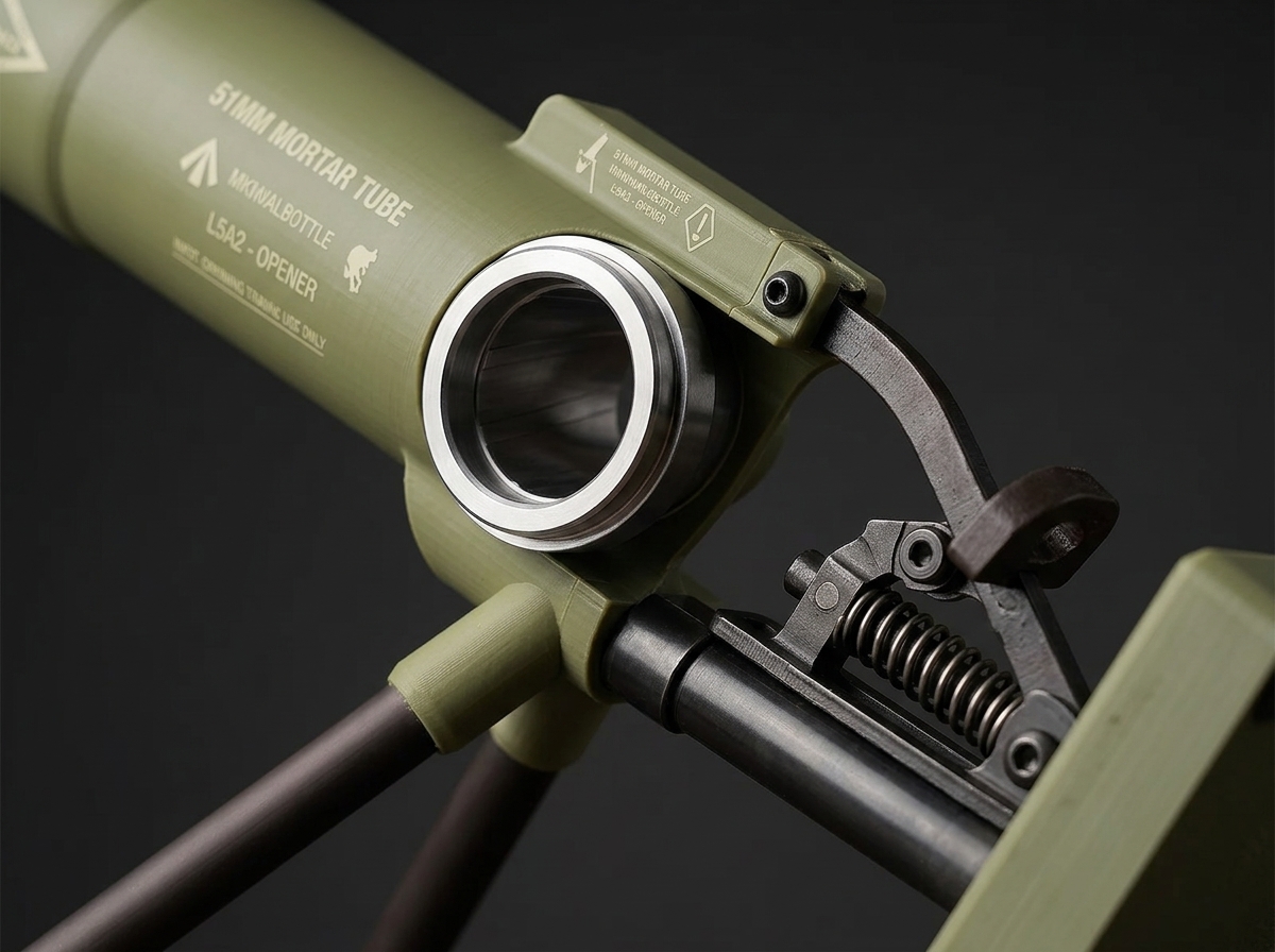Premium tactical build quality detail