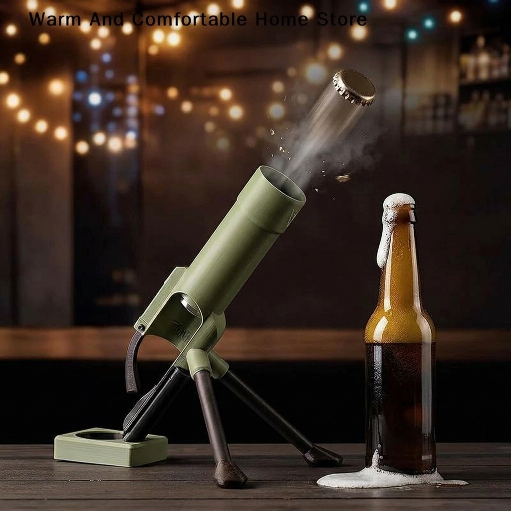 Step 3: Cap launches, beer is open