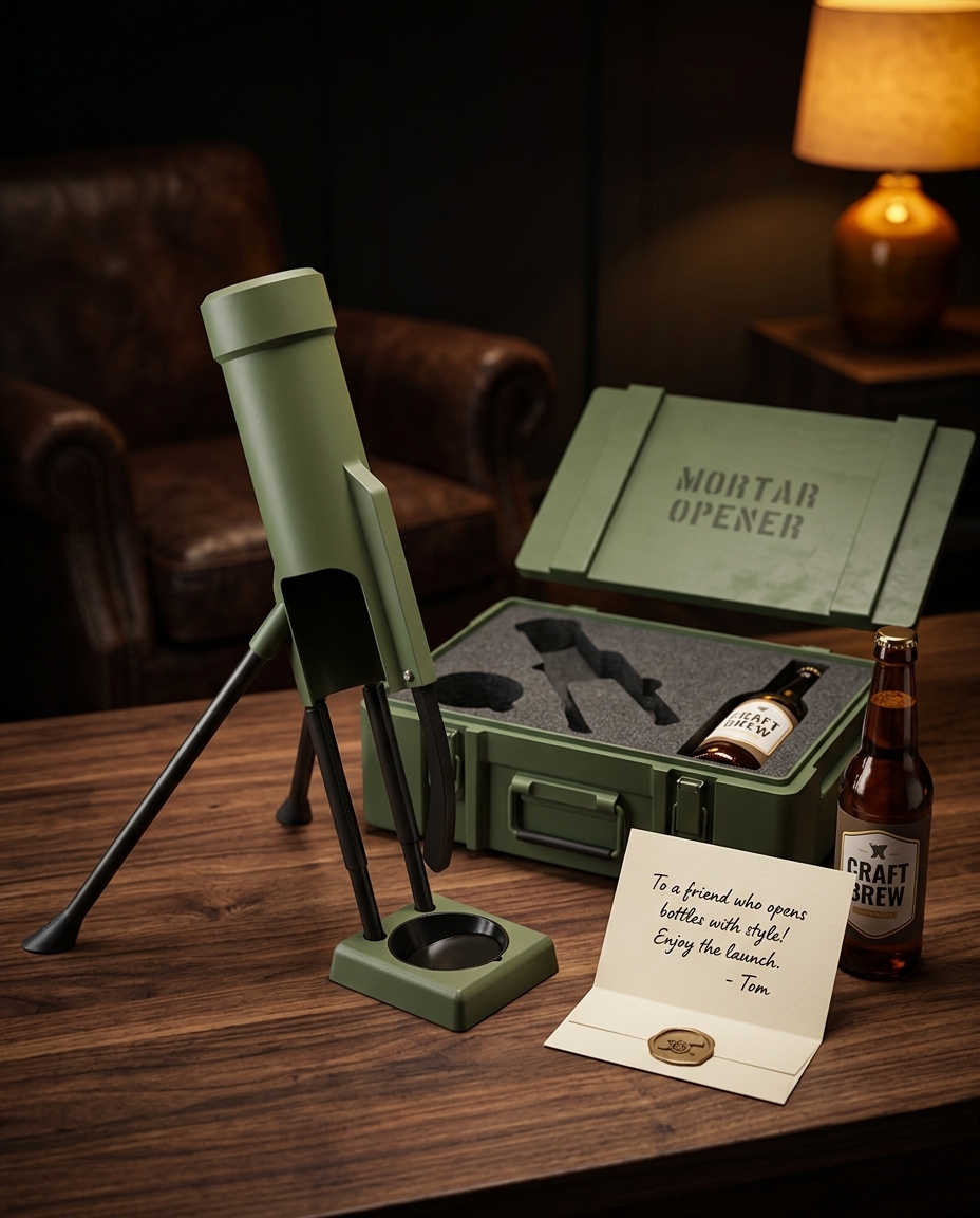 Mortar in tactical gift-ready packaging