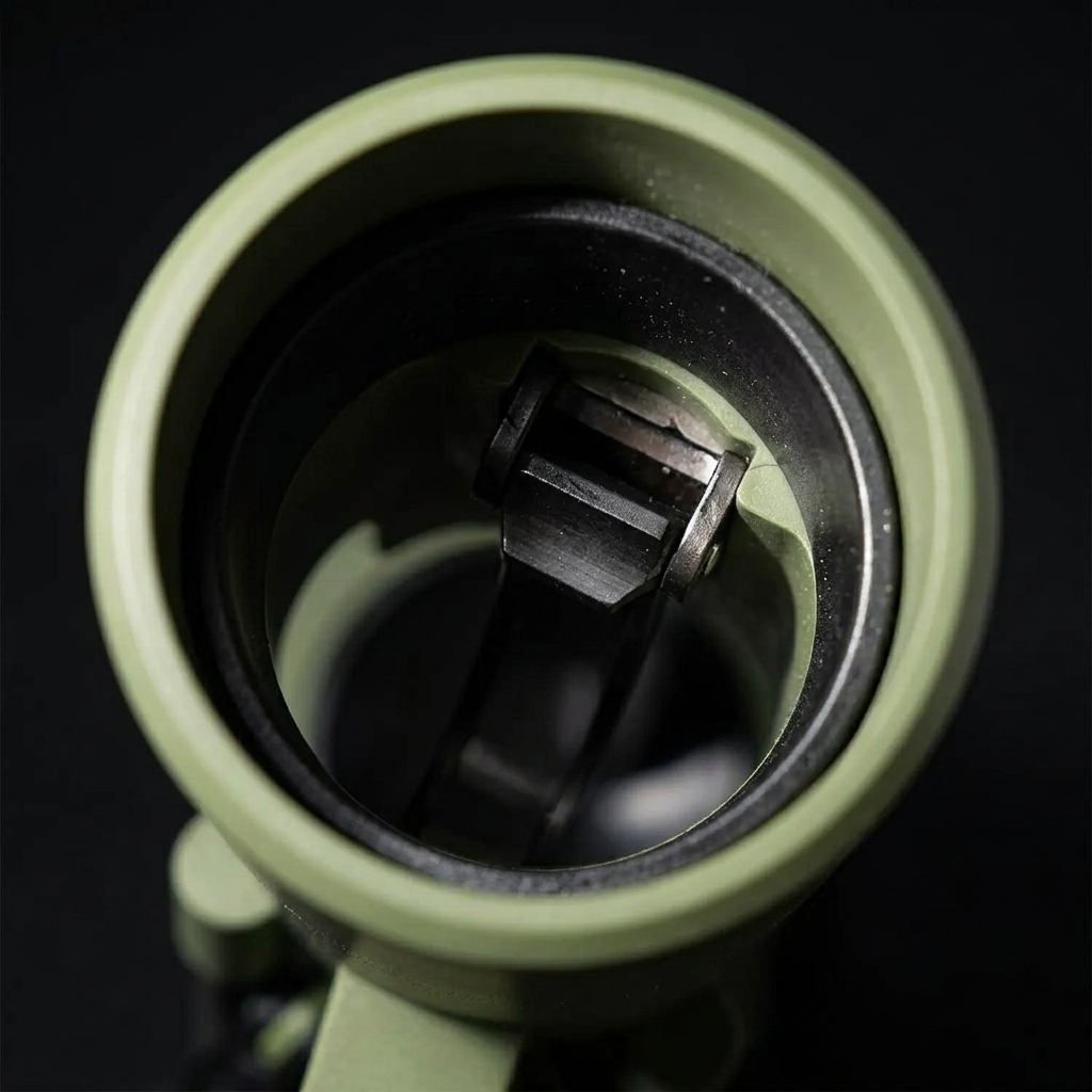 Bipod stance, anti-slip feet