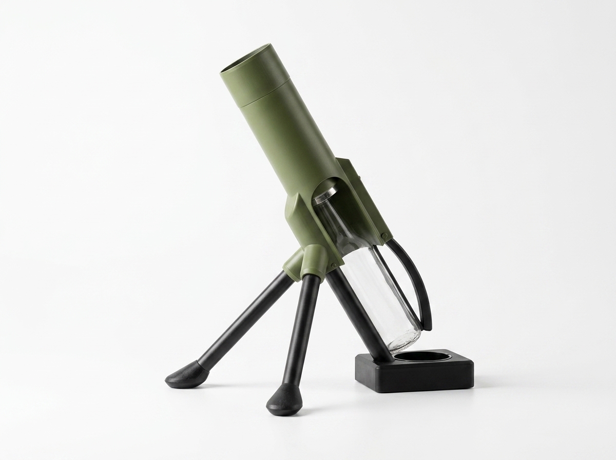 Mortar premium bottle opener heavy metal construction