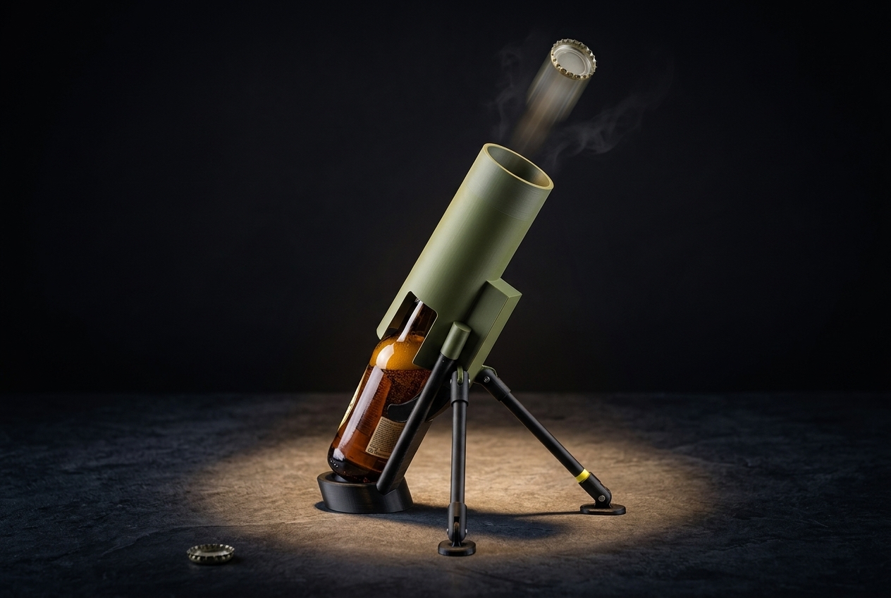 Heavy metal mortar construction