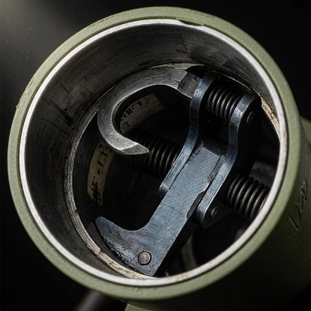 Internal opener tooth detail - the cap-catching mechanism