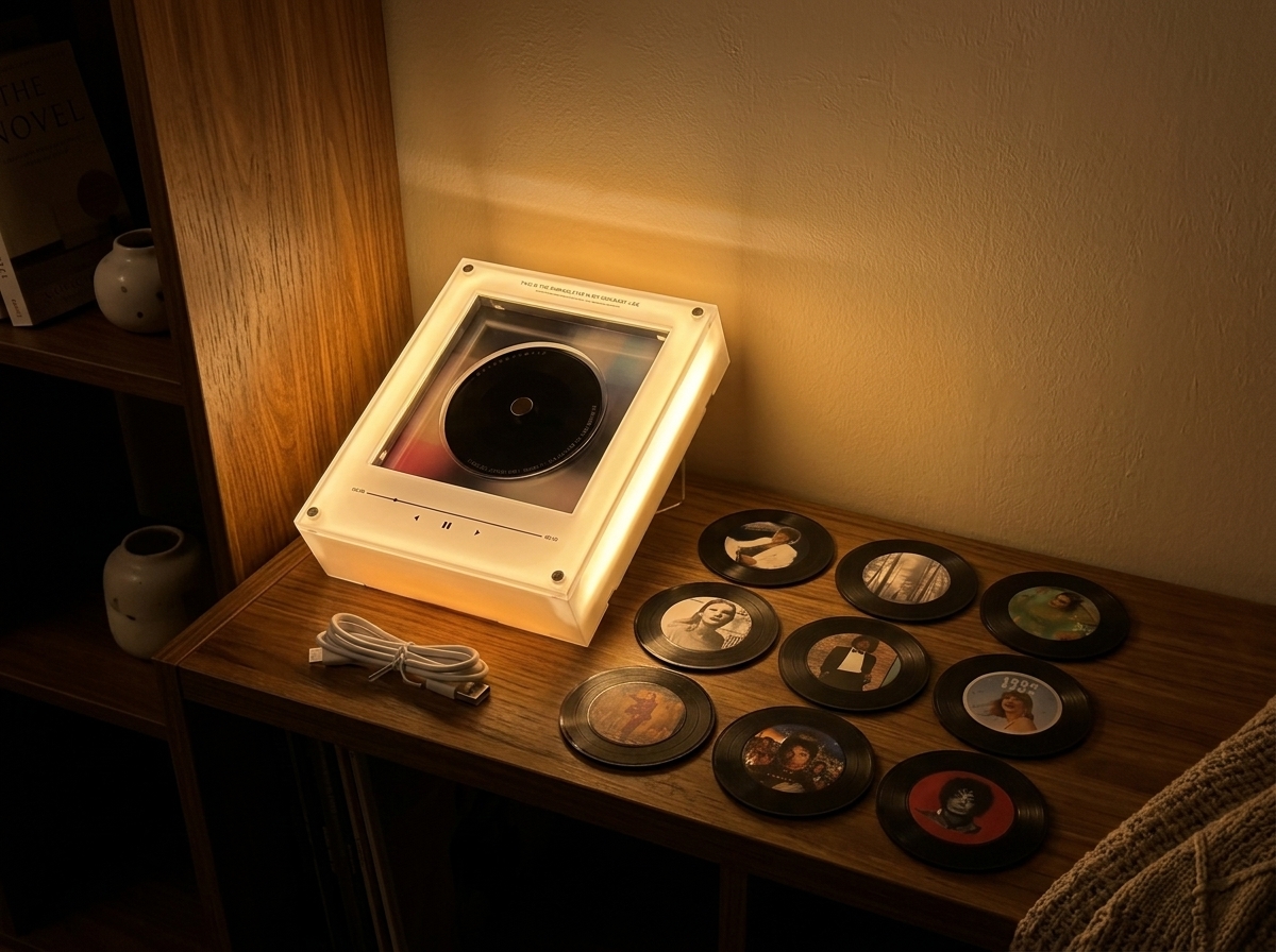 Warm LED glow detail