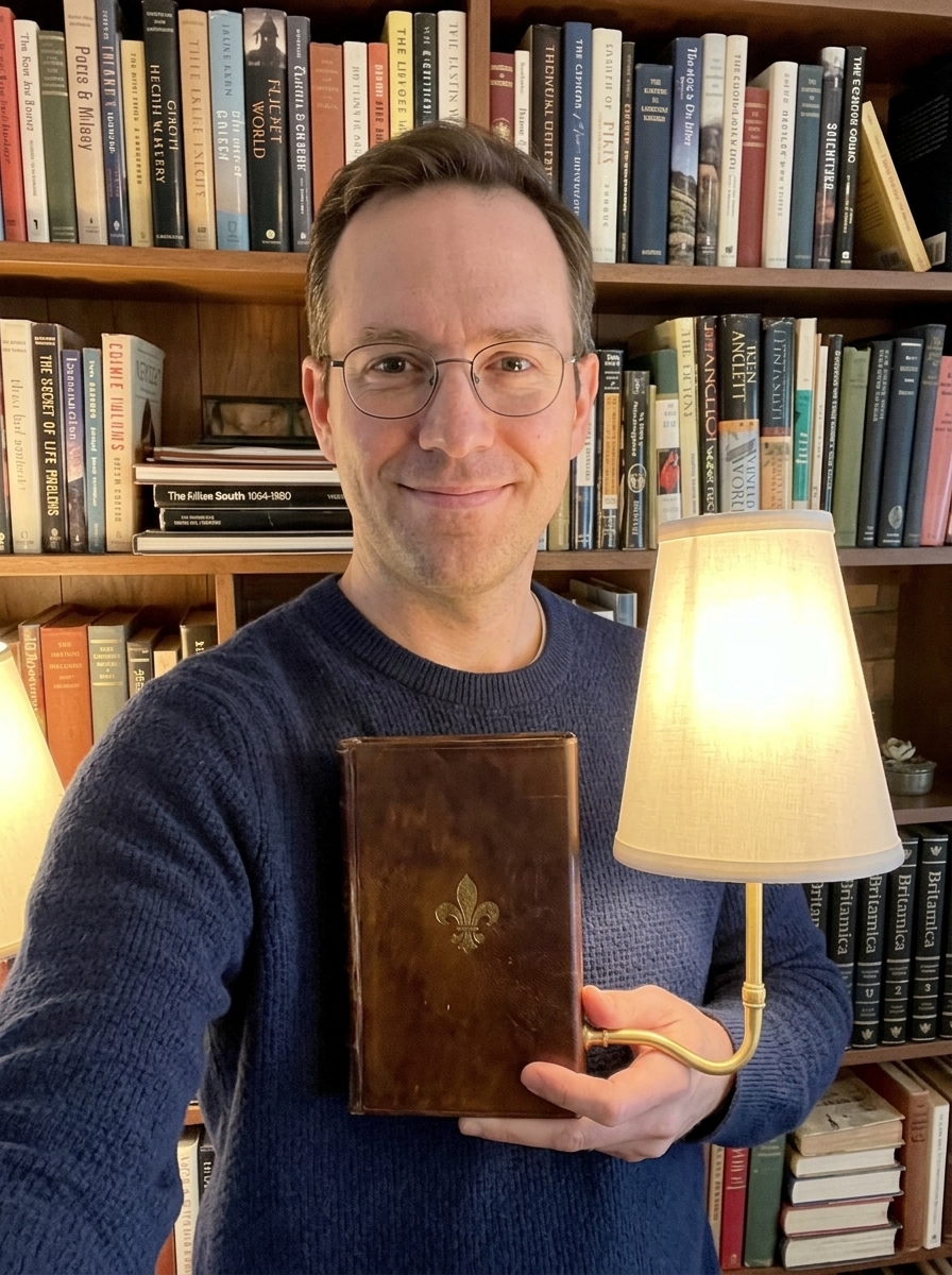 Finally a lamp that actually fits between the shelves. It's the piece that was missing.