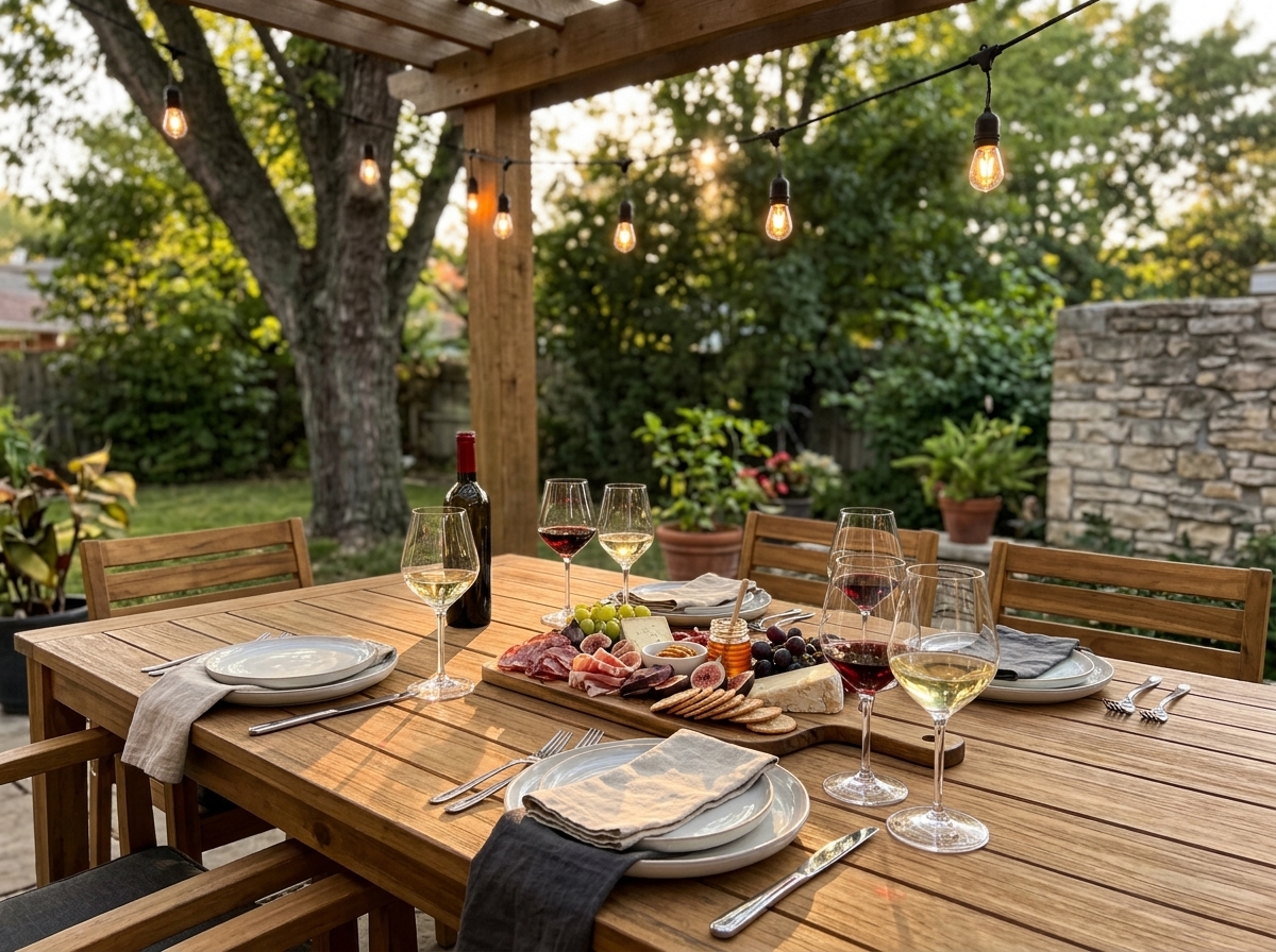 Customer photo of wine glasses in use