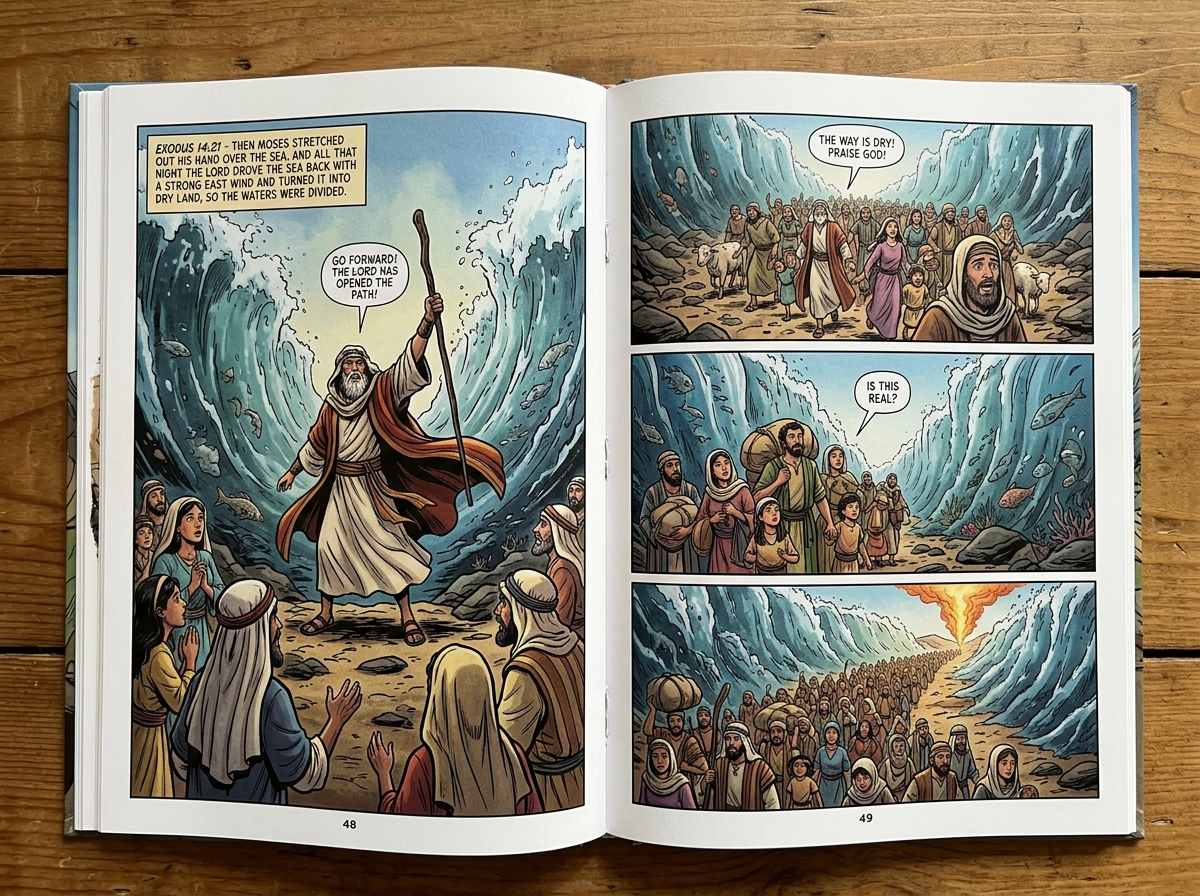 Moses and the Red Sea - Exodus 14