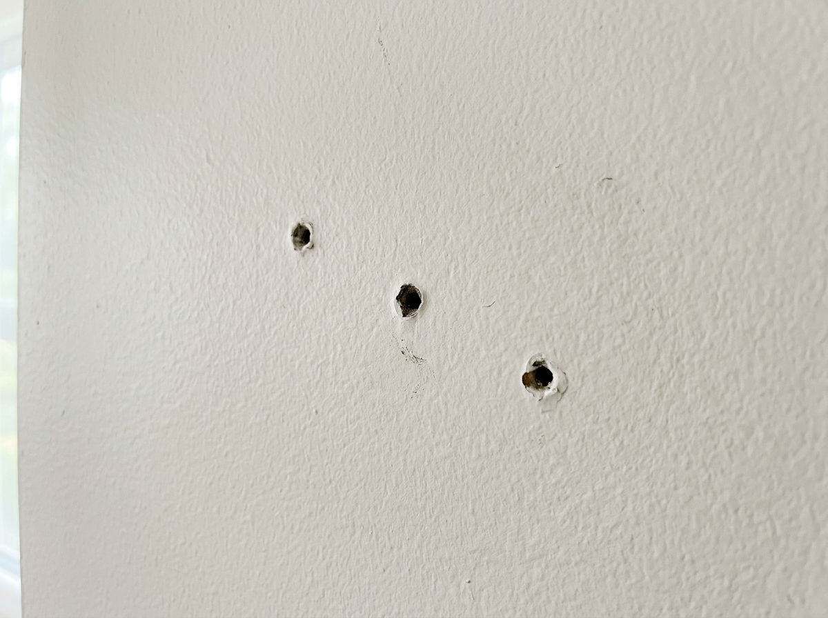 Nail holes
