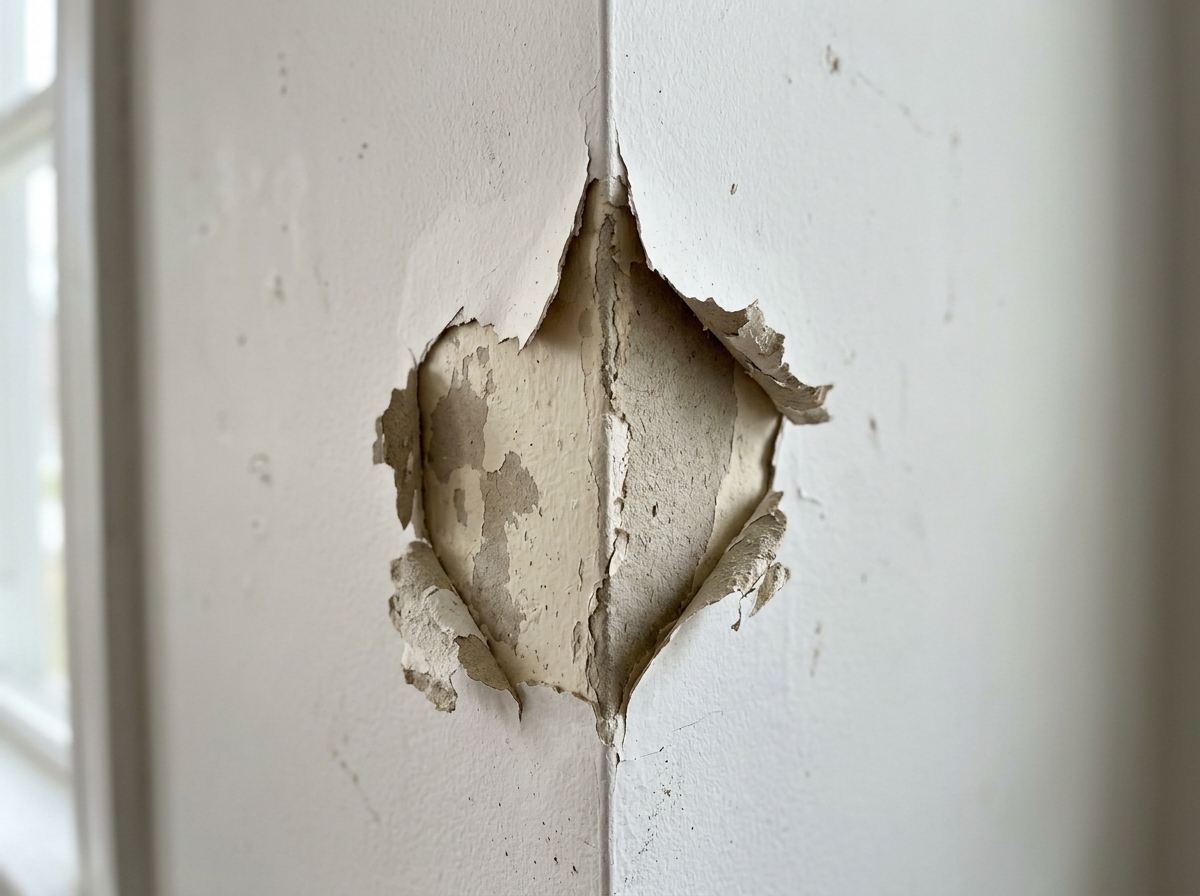 Peeling paint