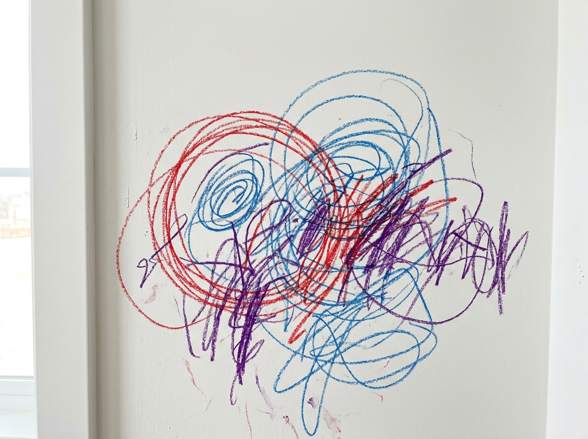 Crayon & marker