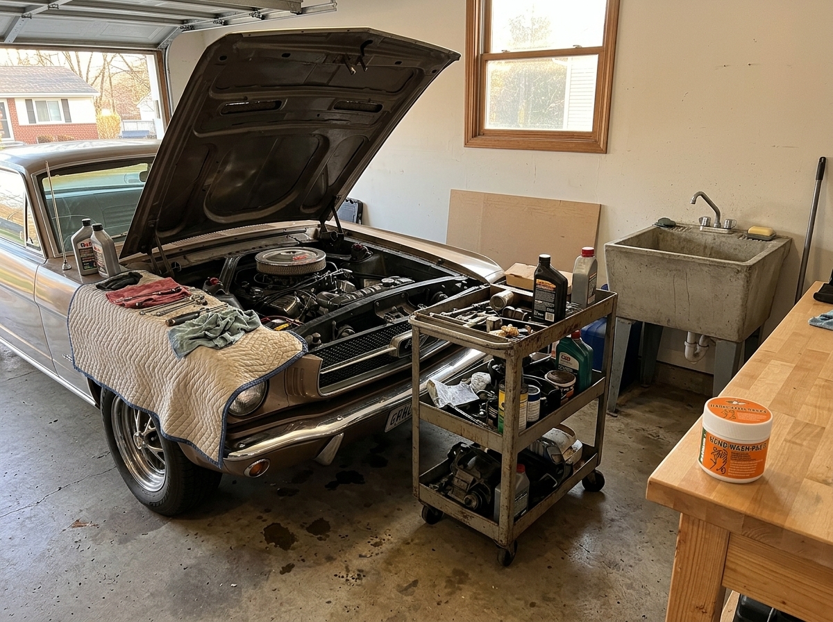 Painter at work using Venator after the job